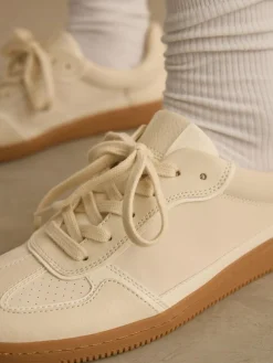 Next Natural Lace-Up Trainers^Women Wide Fit & Extra Wide Fit|Sneakers