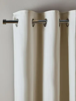 Next Natural Light Blackout/Thermal Cotton Eyelet Curtains