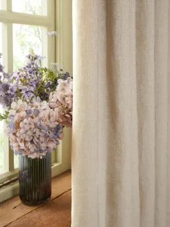Discount Next Heavyweight Chenille Pencil Pleat Blackout/Thermal Curtains Natural Light