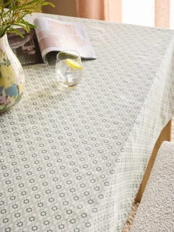 Next Natural Micro Tile Wipe Clean Tablecloth^ Table Linen, Placemats & Coasters