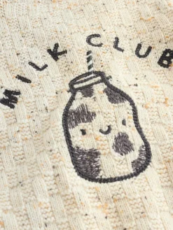 Next Natural Milk Club Embroidered Baby Cardigan^BOY Unisex|Knitwear