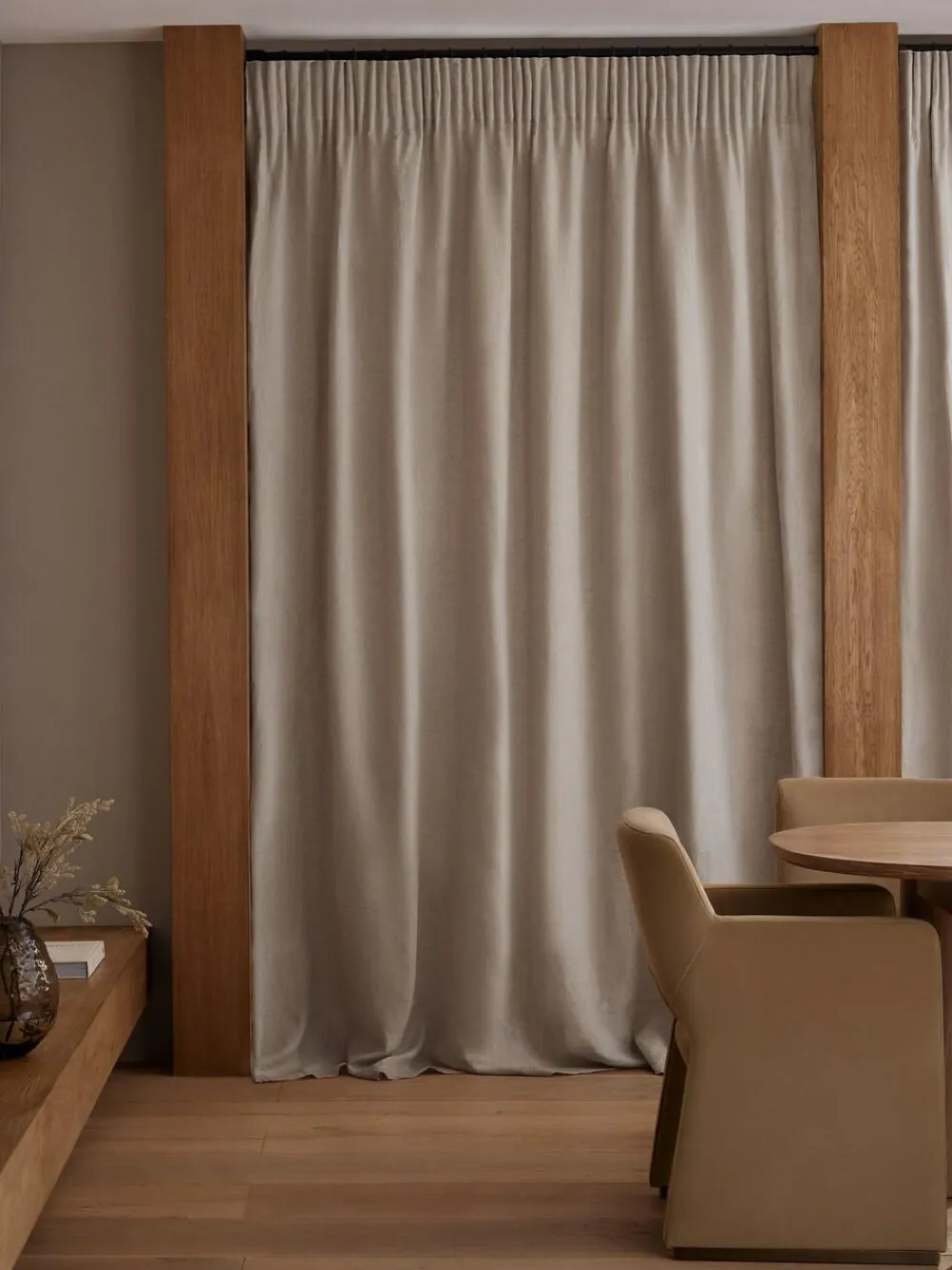 Next Natural N. Premium Collection 100% Linen Pencil Pleat Lined Curtains^ Curtains & Blinds