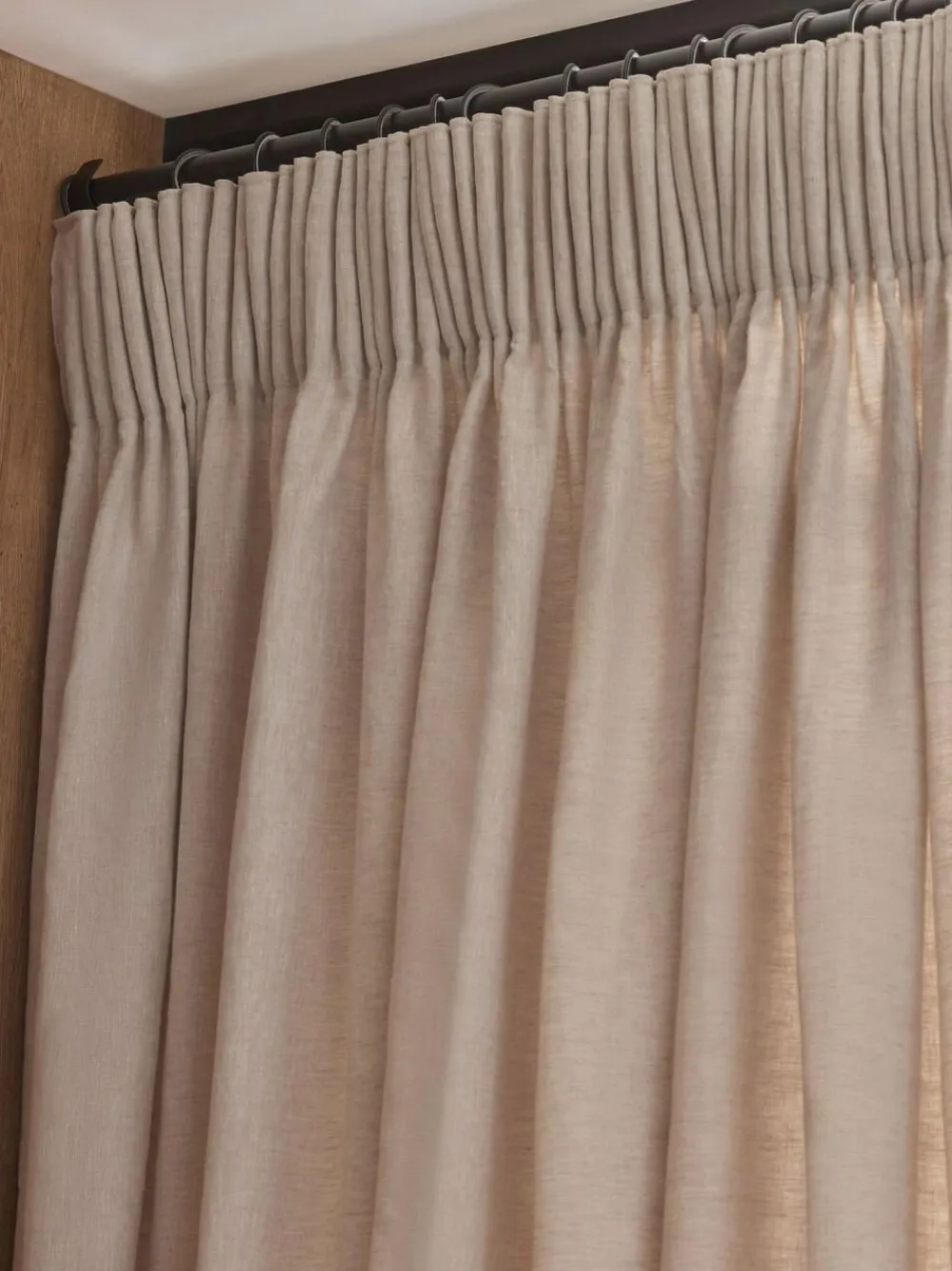 Next Natural N. Premium Collection 100% Linen Pencil Pleat Lined Curtains^ Curtains & Blinds