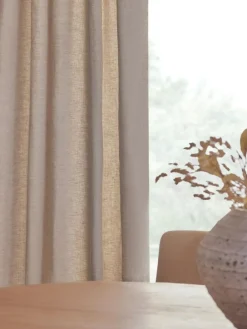 Next Natural N. Premium Collection 100% Linen Pencil Pleat Lined Curtains^ Curtains & Blinds