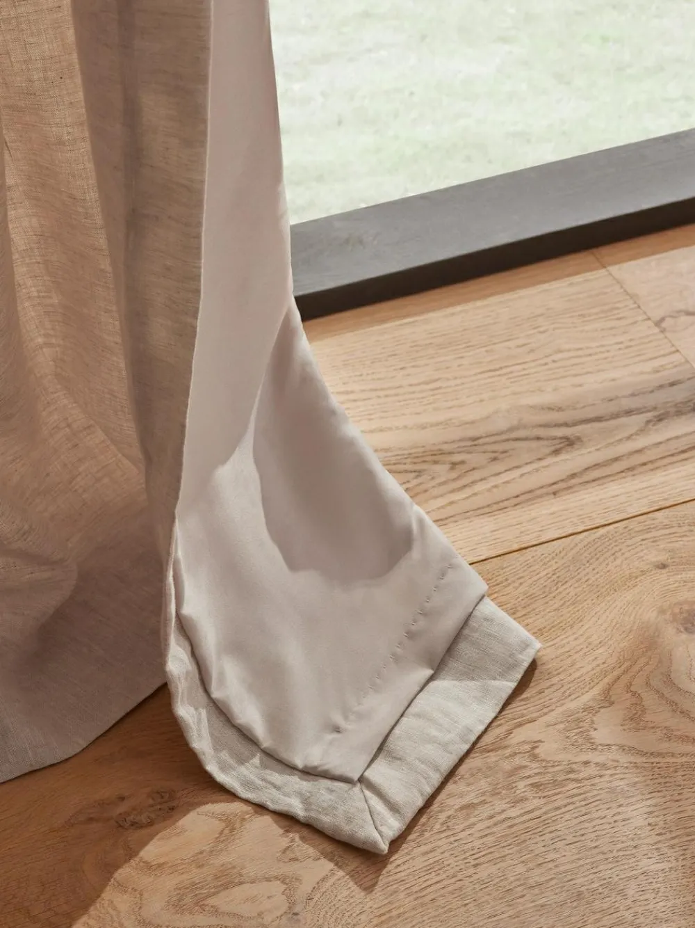 Next Natural N. Premium Collection 100% Linen Pencil Pleat Lined Curtains^ Curtains & Blinds