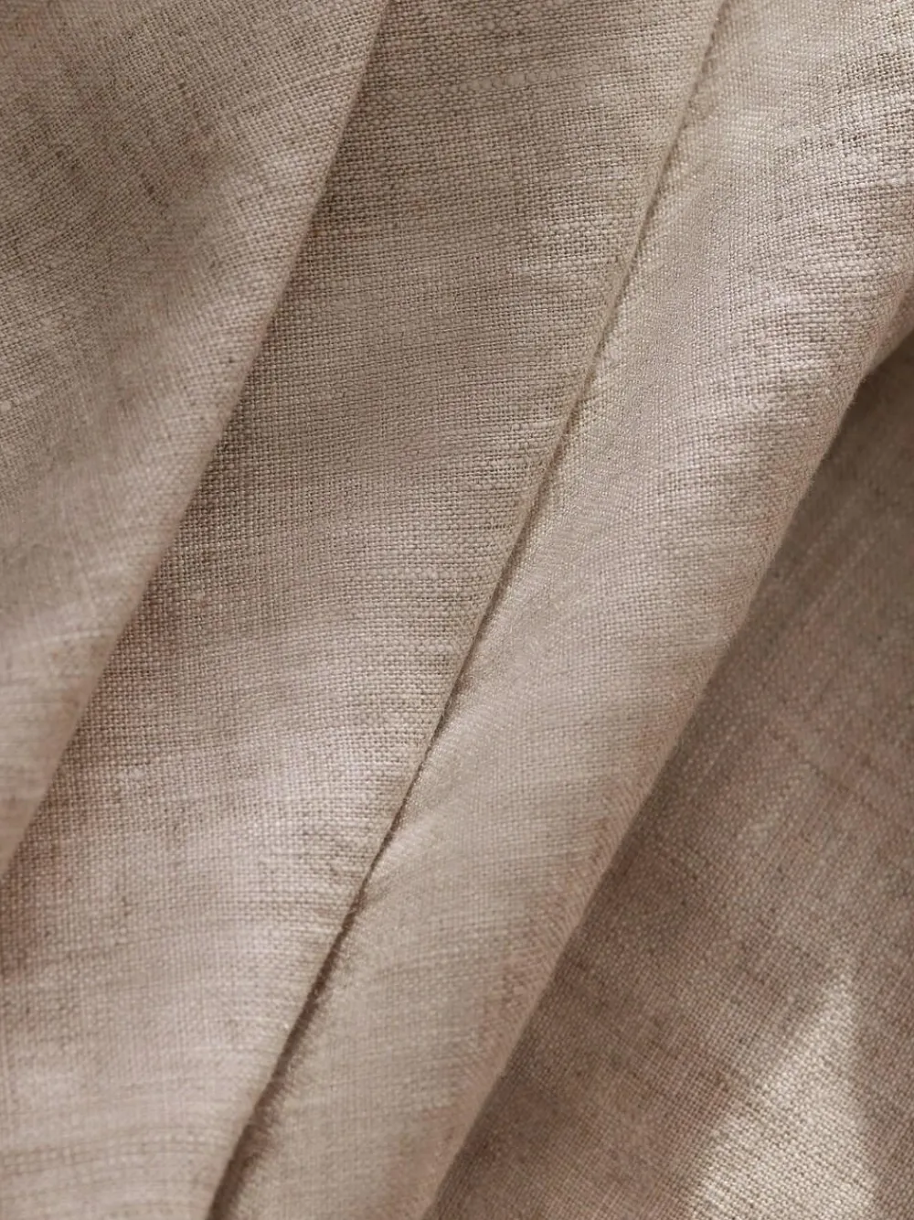 Next Natural N. Premium Collection 100% Linen Pencil Pleat Lined Curtains^ Curtains & Blinds