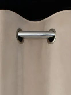 Next Natural Oatmeal Matte Velvet Blackout/Thermal Curtains^ Curtains & Blinds