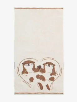 Next Natural Otter Heart Towel^ Towels & Bathmats