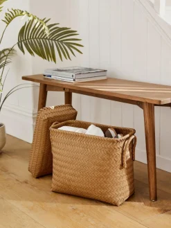 Next Plastic Wicker Storage Basket^ Storage & Organisation