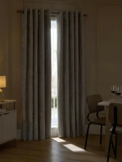 Next Plush Chenille Blackout/Thermal Eyelet Curtains^ Curtains & Blinds