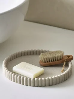 Outlet Next Rib Round Tray Natural