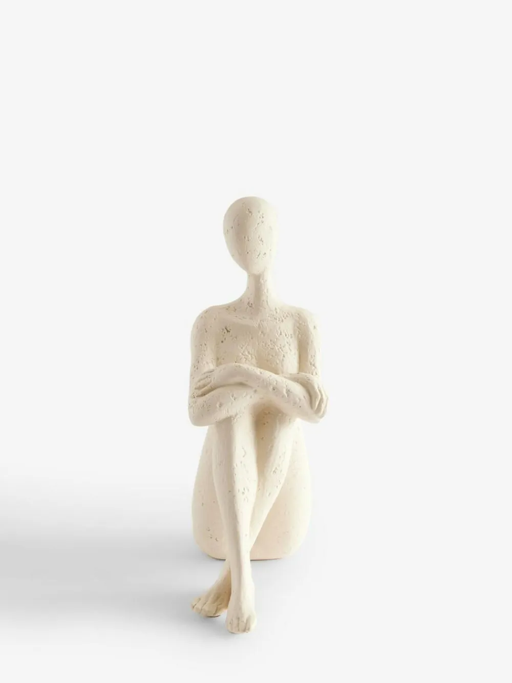 Next Natural Scandi Sitting Figure Large Ornament