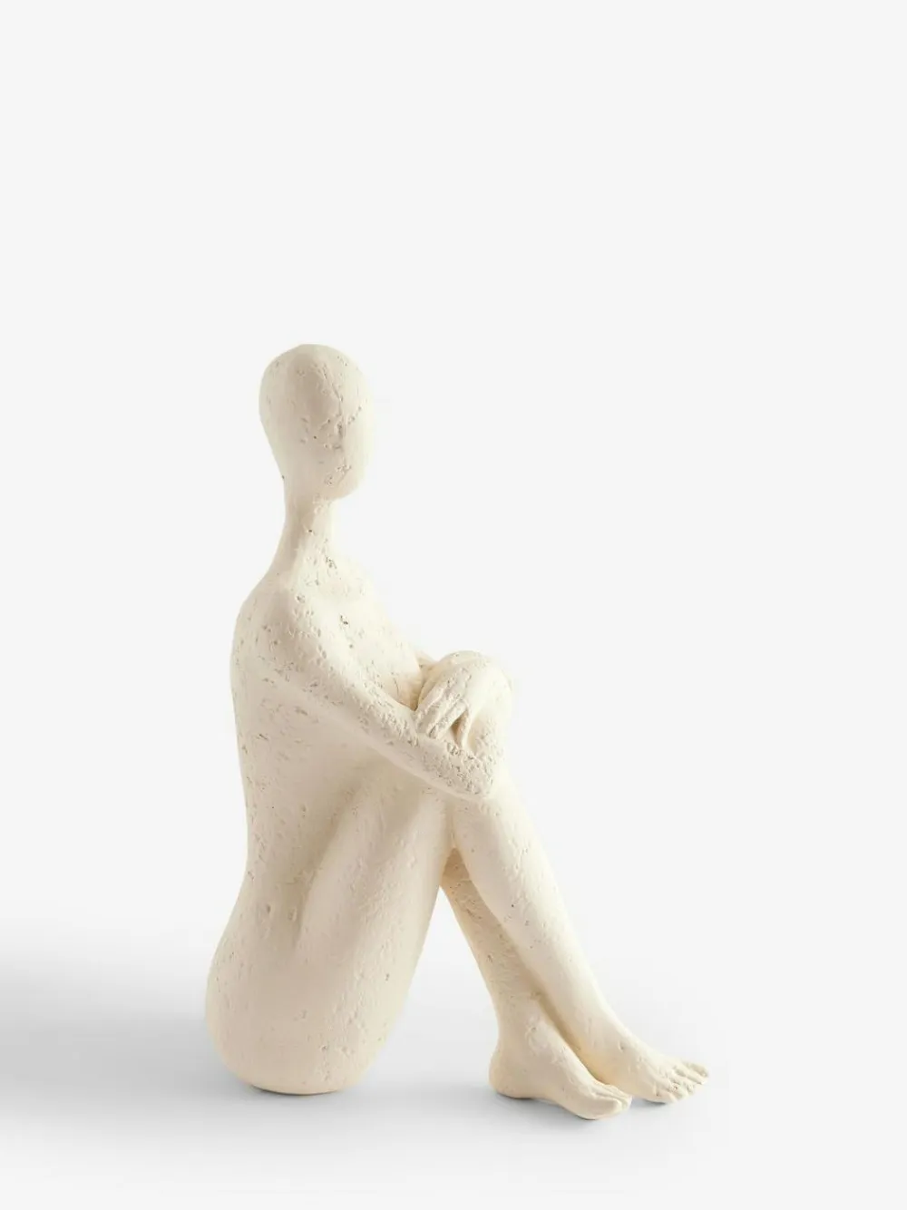 Next Natural Scandi Sitting Figure Large Ornament
