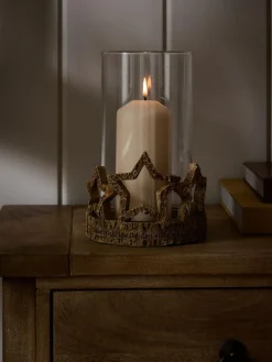 Sale Next Natural Star Candle Holder Hurricane
