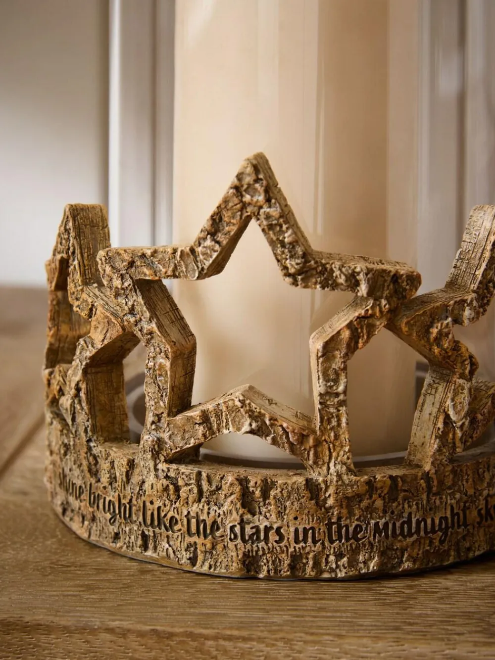 Sale Next Natural Star Candle Holder Hurricane