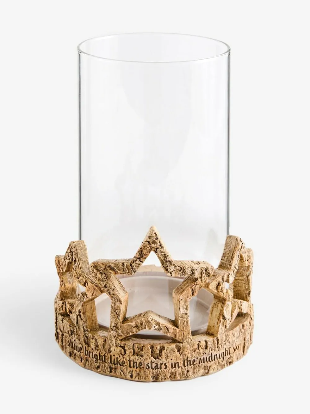 Sale Next Natural Star Candle Holder Hurricane