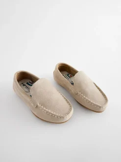 Next Wide Fit (G) Suede Slip-Ons Loafer Shoes^BOY Shoes|Occasionwear