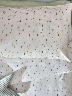 Next Natural Terrazzo Print Duvet Cover and Pillowcase Set^ Childrens Bedding