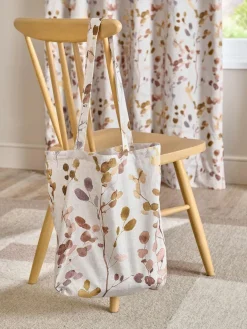 Next Honesty Leaf Floral Print Blackout/Thermal Pencil Pleat Curtains^ Curtains & Blinds