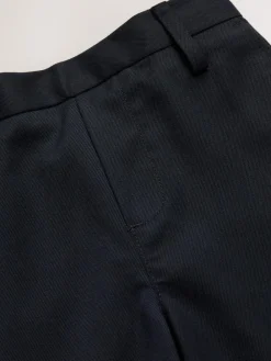 New Next 2 Pack Flat Front School Shorts (3-14yrs) Navy