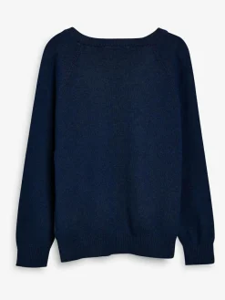 Next 2 Pack Knitted V-Neck Jumper (3-16yrs)^BOY Knitwear & Sweaters|Knitwear