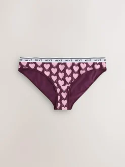 Next Bikini Cotton Logo Knickers 4 Pack^Women Panties