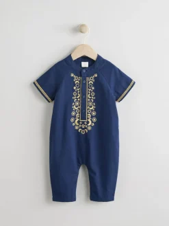 Discount Next Baby Occasion Romper (0mths-2yrs) Navy