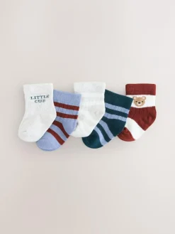 Clearance Next Baby Socks 5 Pack (0mths-2yrs) Navy