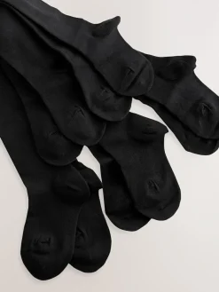 Next 5 Pack Cotton Rich School Tights^ Tights|Socks & Tights