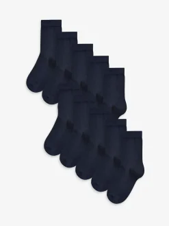 Outlet Next 10 Pack Cotton Rich Socks Navy Blue