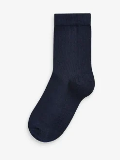 Outlet Next 10 Pack Cotton Rich Socks Navy Blue