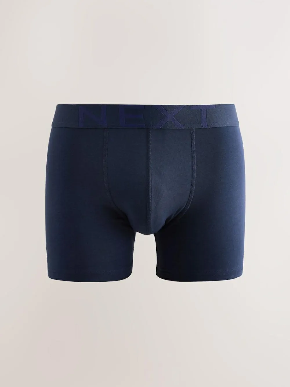 Next 5 Pack Cotton Rich Trunk Boxers Navy Blue