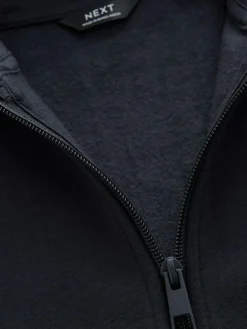 Next Navy Blue 1 Pack Plain Zip Through Hoodie (3-16yrs)^BOY Sweatshirts & Hoodies