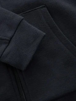 Next Navy Blue 1 Pack Plain Zip Through Hoodie (3-16yrs)^BOY Sweatshirts & Hoodies