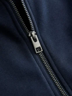 Discount Next 2 Pack Plain Zip Through Hoodie (3-16yrs) Navy Blue