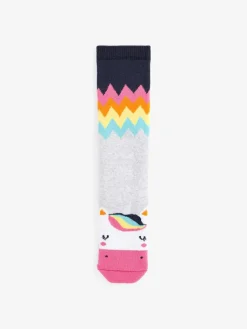 Next Navy Blue 2 Pack Thermal Cotton Rich Unicorn Welly Socks^ Socks & Tights|Socks & Tights