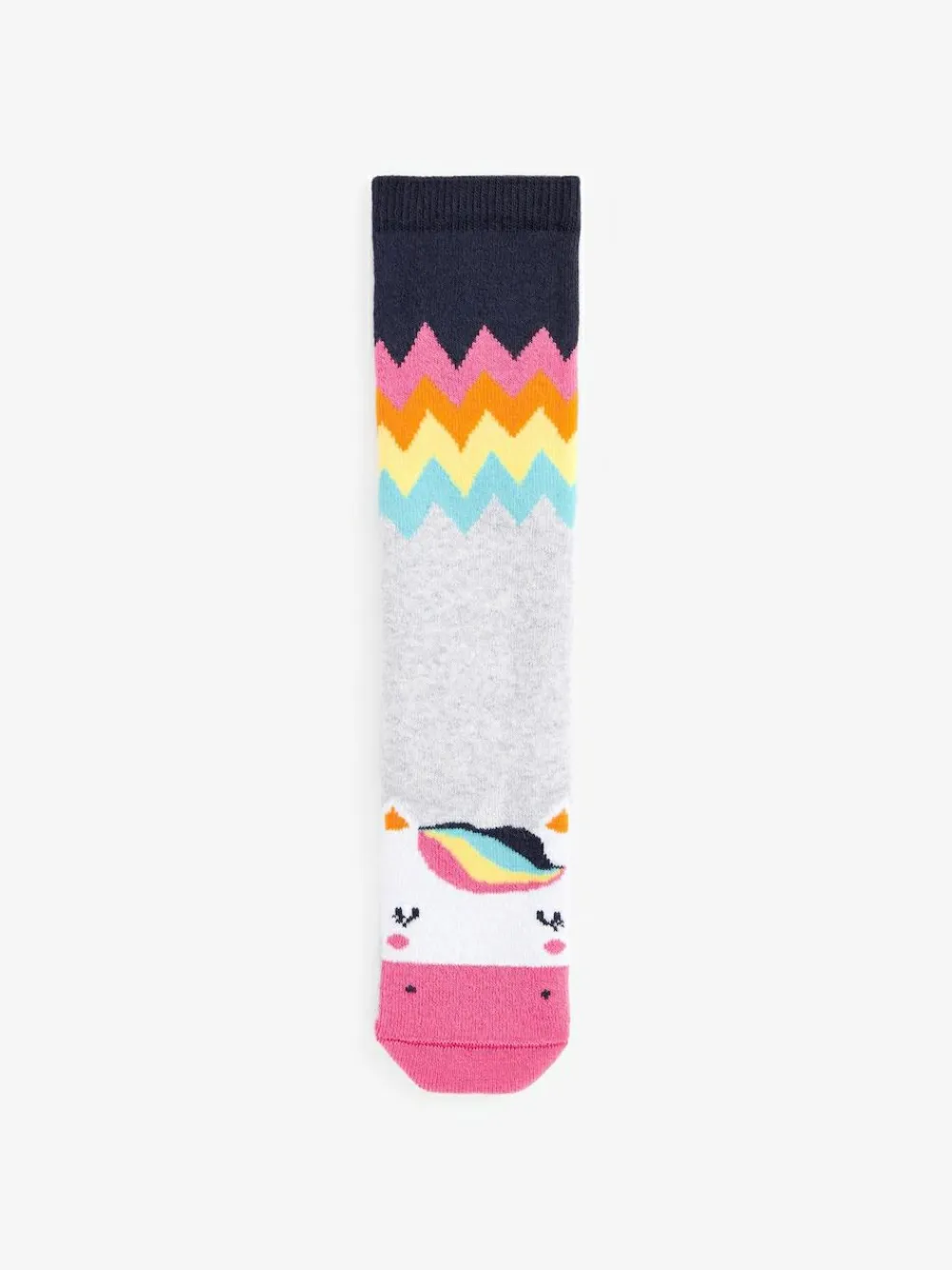 Next Navy Blue 2 Pack Thermal Cotton Rich Unicorn Welly Socks^ Socks & Tights|Socks & Tights