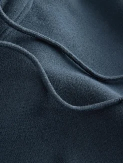Outlet Next Navy Blue Active Longline Overhead Seam Detail Supersoft Hoodie with Pockets