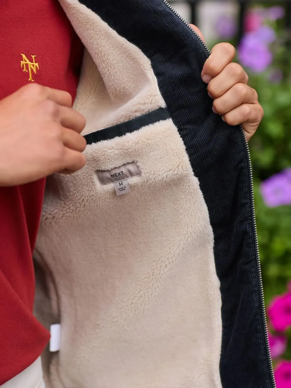 Next Borg Lined Shower Resistant Harrington Jacket^ Coats & Jackets|Coats & Jackets