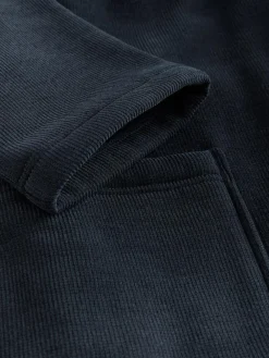 Outlet Next Corded Textured Dressing Gown Navy Blue