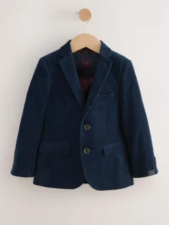 Outlet Next Blazer (3-16yrs) Navy Blue Corduroy