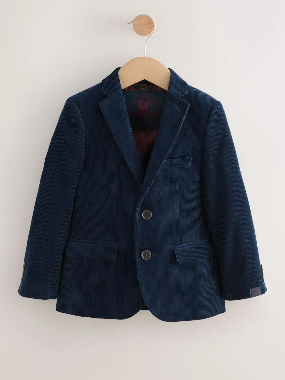 Outlet Next Blazer (3-16yrs) Navy Blue Corduroy