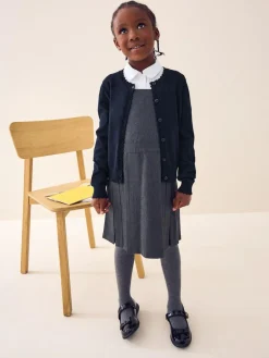 Next Cotton Rich Scalloped Edge School Cardigan (3-16yrs)^ Knitwear & Sweaters|Knitwear