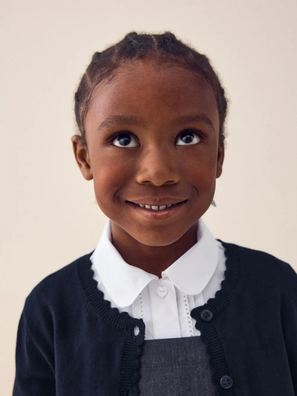 Next Cotton Rich Scalloped Edge School Cardigan (3-16yrs)^ Knitwear & Sweaters|Knitwear