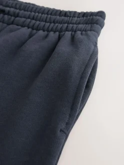 Best Next Cuffed Brushback Heavyweight Open Joggers Navy Blue