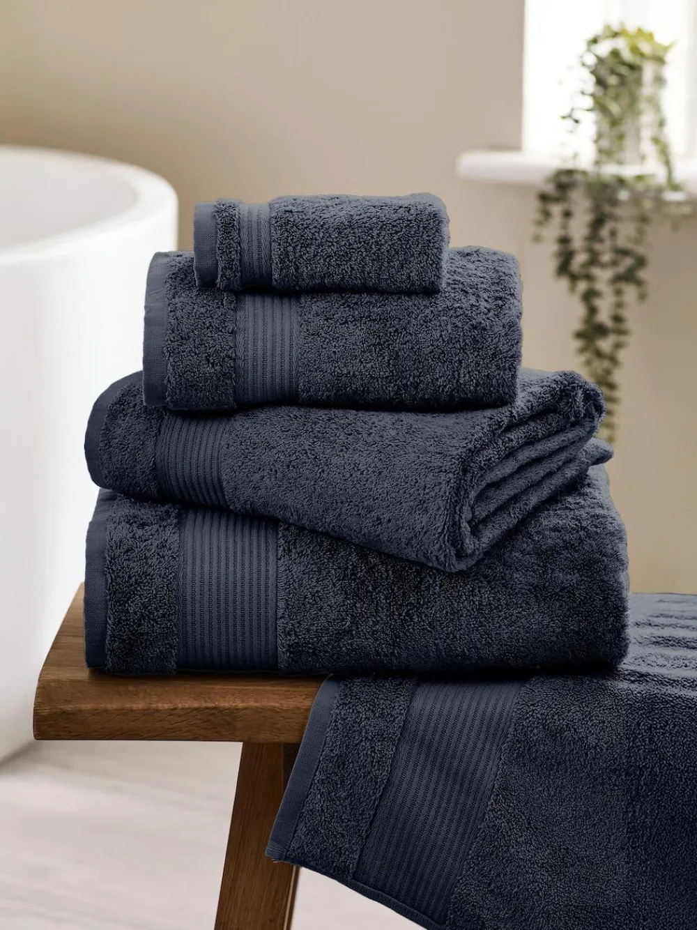 Discount Next Navy Blue Egyptian Cotton Towel