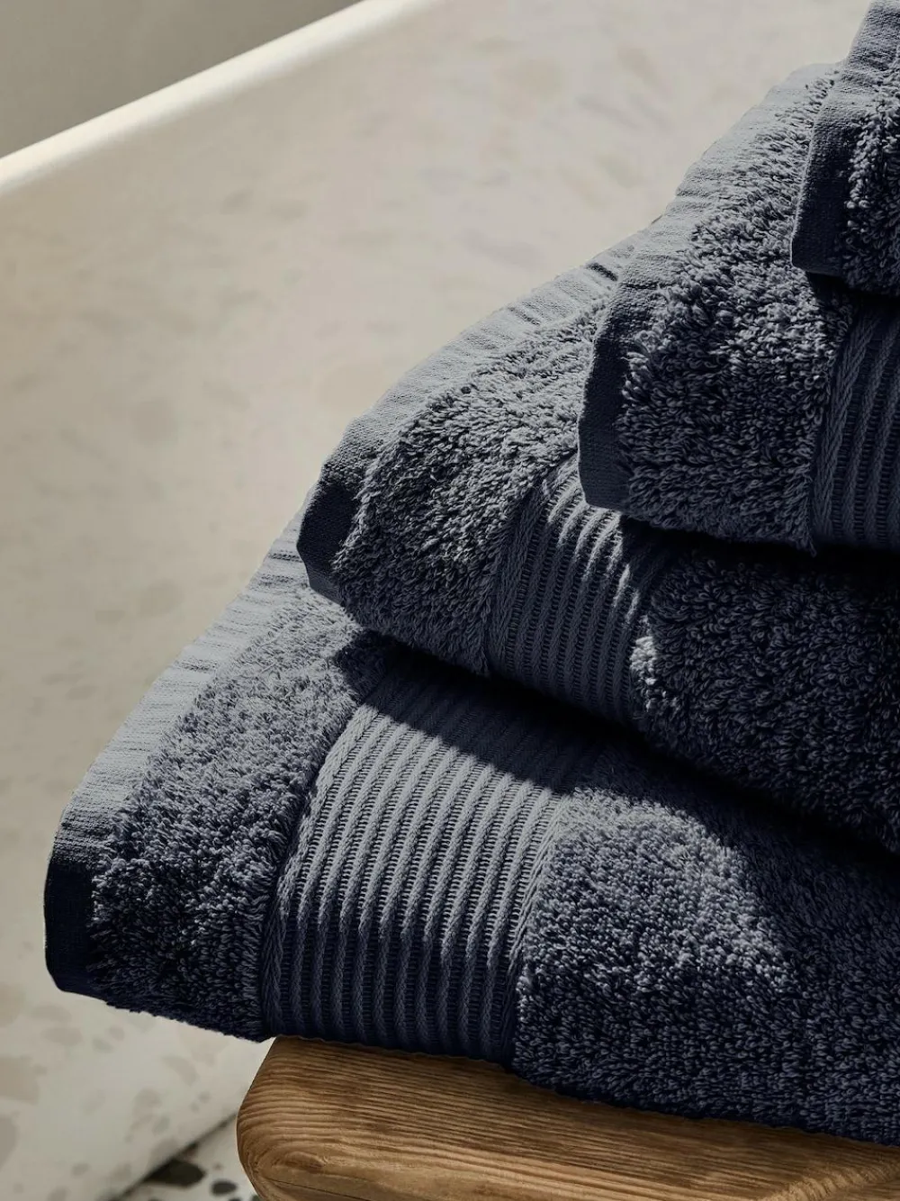 Discount Next Navy Blue Egyptian Cotton Towel