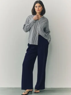Next Elastic Back Wide Leg Trousers^Women Pants