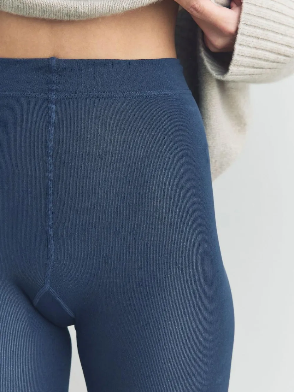 Clearance Next Fleece Lined Thermal Tights Navy Blue