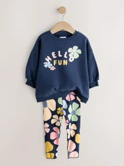 Next Sweatshirt and Leggings Set (3mths-7yrs)^ Baby Girls|Sets & Co-Ords